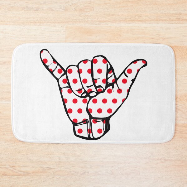 Item preview, King of the Mountain Polka Dot Shaka designed and sold by evrydayart.