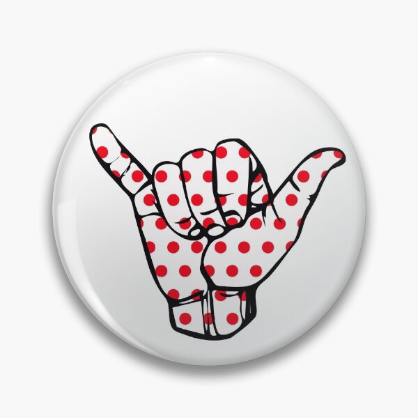 Item preview, King of the Mountain Polka Dot Shaka designed and sold by evrydayart.