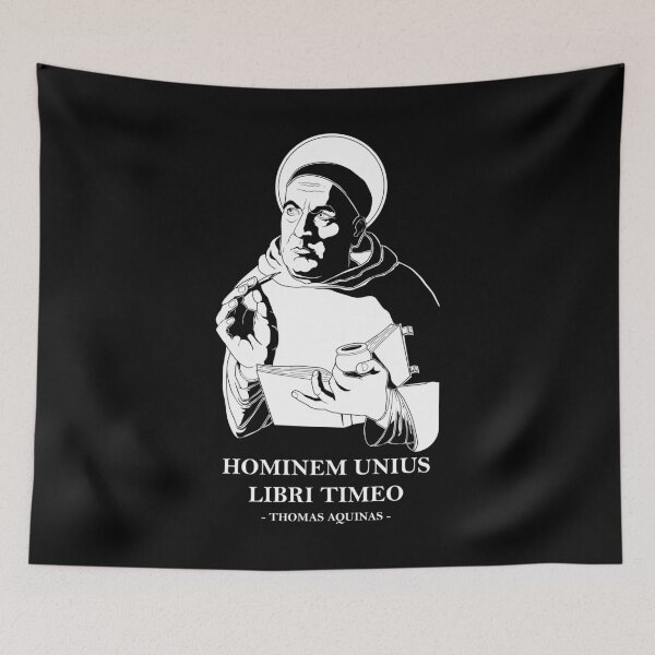 Item preview, Unius Libri Philosopher Thomas Aquinas Quote product designed and sold by jakehughes2015.