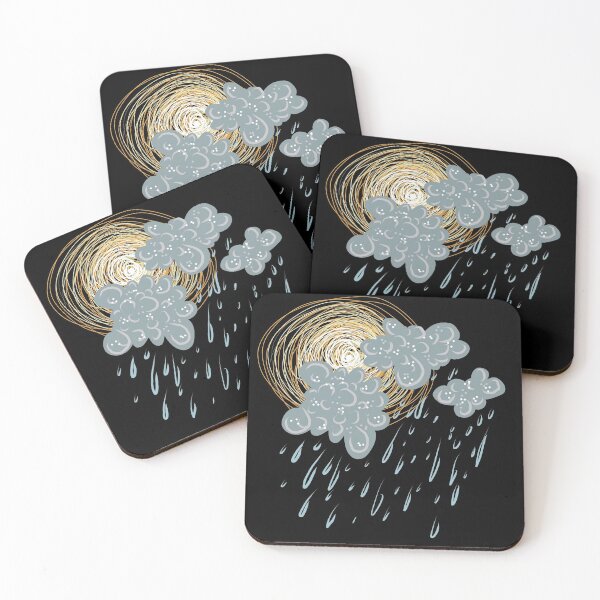 Item preview, Rainy Day on Black designed and sold by MoodyCarp.