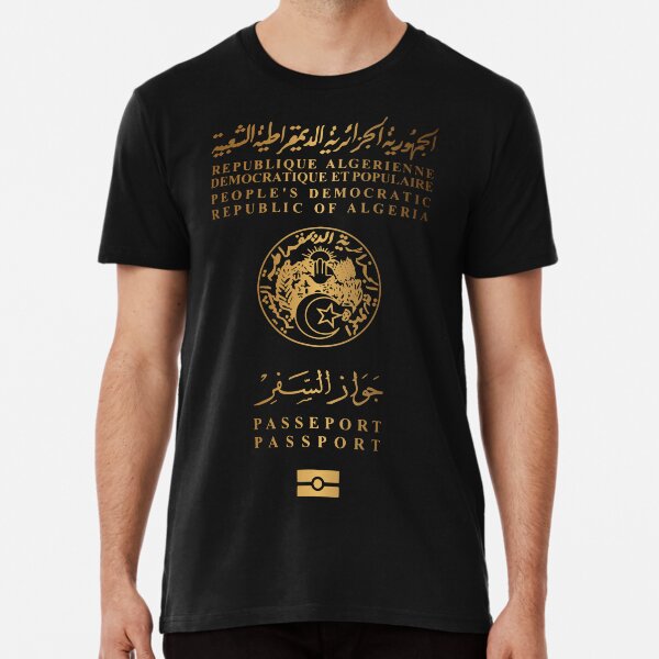 Algerischer Pass v3 Premium T-Shirt