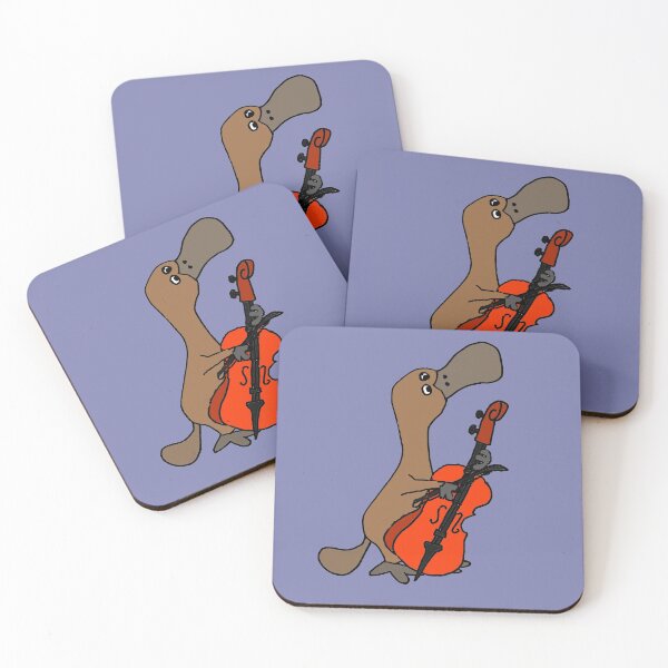 Item preview, Funny Duck-billed Platypus Playing Cello designed and sold by Nature's Fancy.