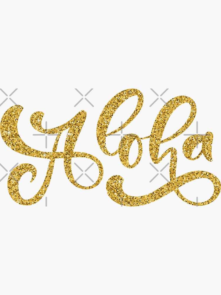 Recollections 100 Piece Gold Glitter Script Alphabet Stickers - Each