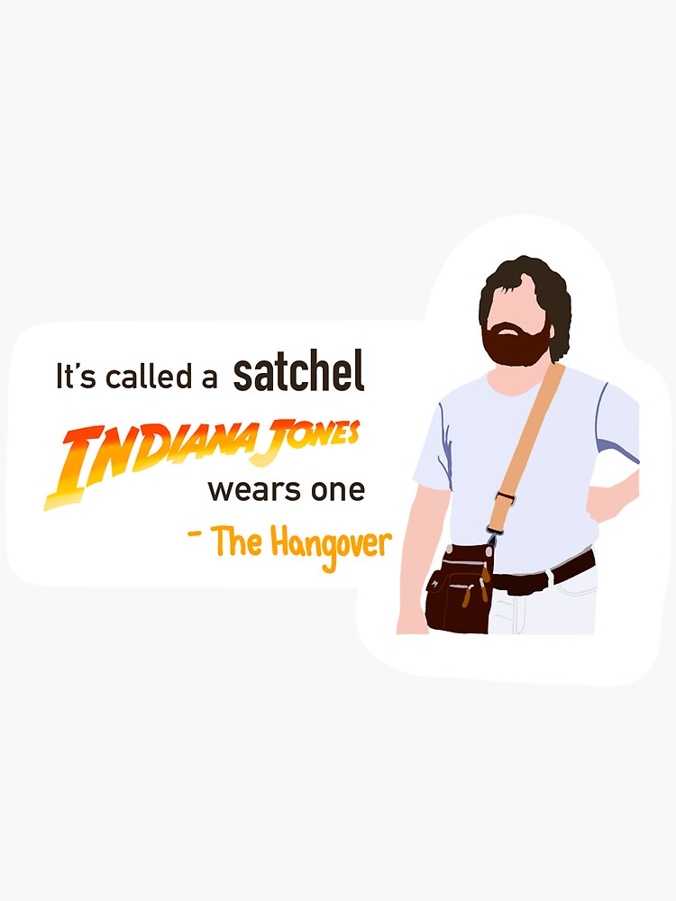 man satchel hangover