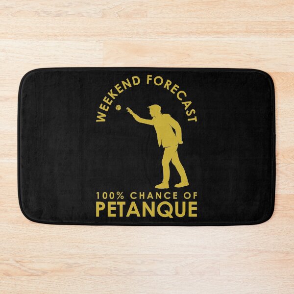 Item preview, Boules Weekend Forecast 100% Chance Of Petanque print designed and sold by jakehughes2015.