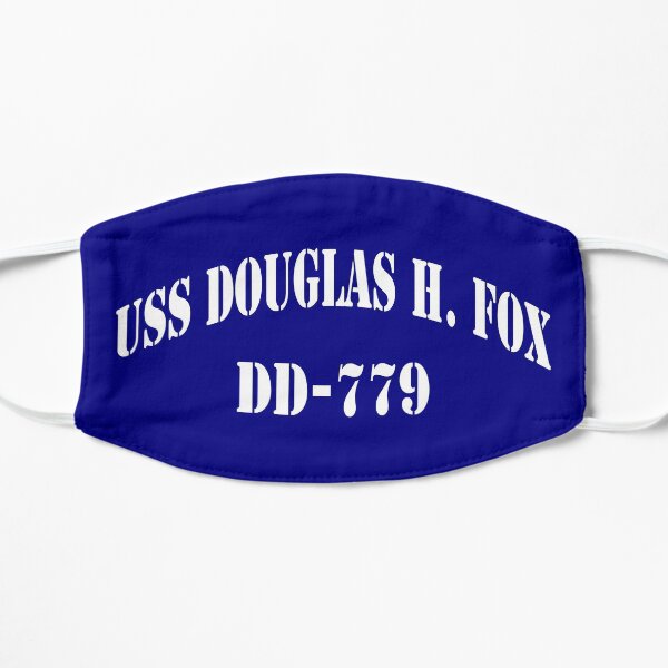 USS DOUGLAS H. FOX (DD-779) SHIP'S STORE Flat Mask