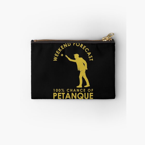 Item preview, Boules Weekend Forecast 100% Chance Of Petanque print designed and sold by jakehughes2015.