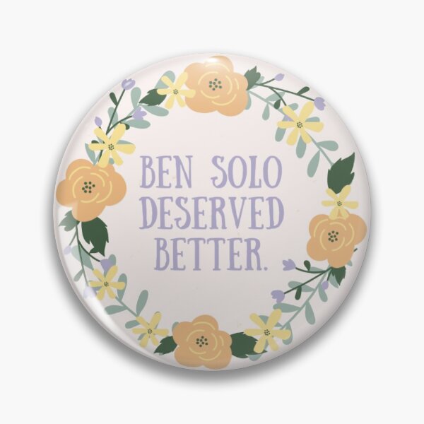 Item preview, Ben Solo Deserved Better - Floral designed and sold by morecurl.