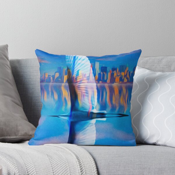 Item preview, City reflection with bird 026 09 08 2017 designed and sold by algirdasdesign.