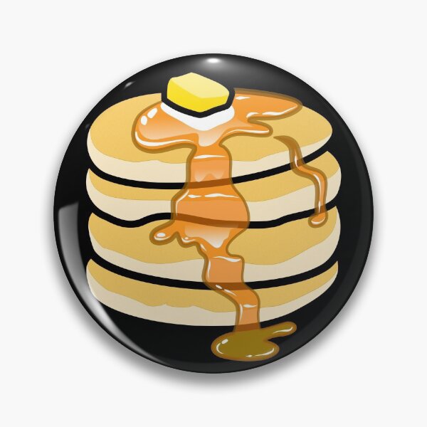 Item preview, Pancakes on black background designed and sold by pablomendoza.
