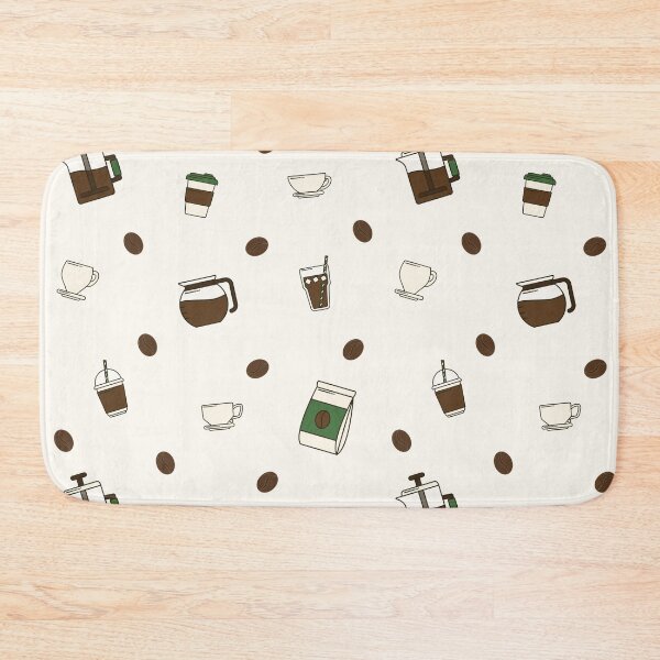 Item preview, Coffee Obsession, Pattern - Off-White designed and sold by ElegantTangent.