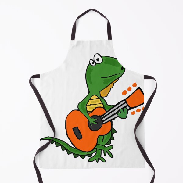 Item preview, Funny Iguana Playing Guitar designed and sold by Nature's Fancy.