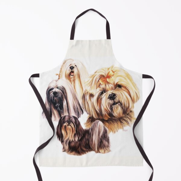 Item preview, Lhaso Apso Montage designed and sold by BarbBarcikKeith.