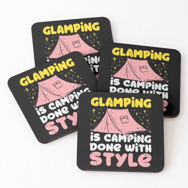 Item preview, Glamping Is Camping Done With Style designed and sold by Betsytiptoe.