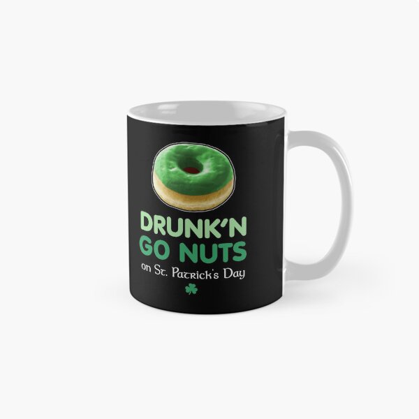 Item preview, St. Paddy's Day Go Nuts Donut Green Drunk Shamrock Fun Party designed and sold by twHistory.