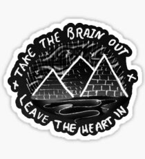 I also feel that you can learn a lot from a mummy... (B&W) Sticker