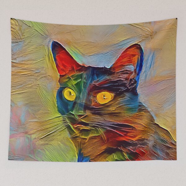 Item preview, Abstractions of abstract cat designed and sold by blackhalt.