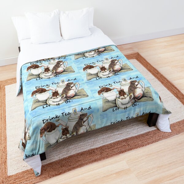 Rat Tea Party Comforter