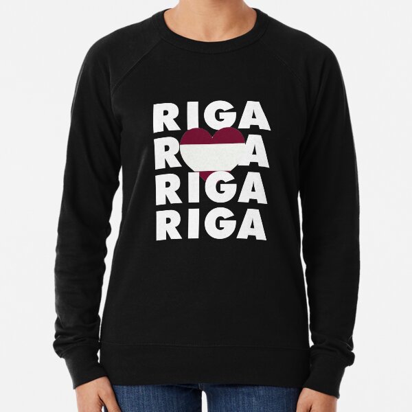Riga is My Hometown in Latvia Lightweight Sweatshirt