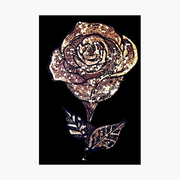 Diamond Rose Photographic Print