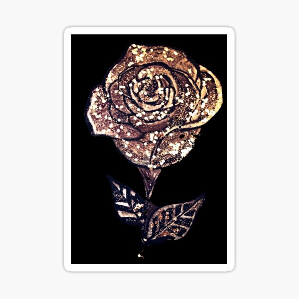 Diamond Rose Sticker