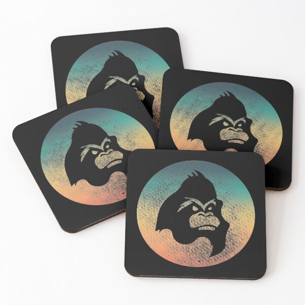 Item preview, Gorilla shilouette retro designed and sold by infleims.