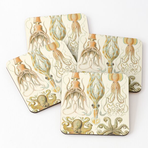 Item preview, Ernst Haeckel Gamochonia Octopus designed and sold by digitalvintage.