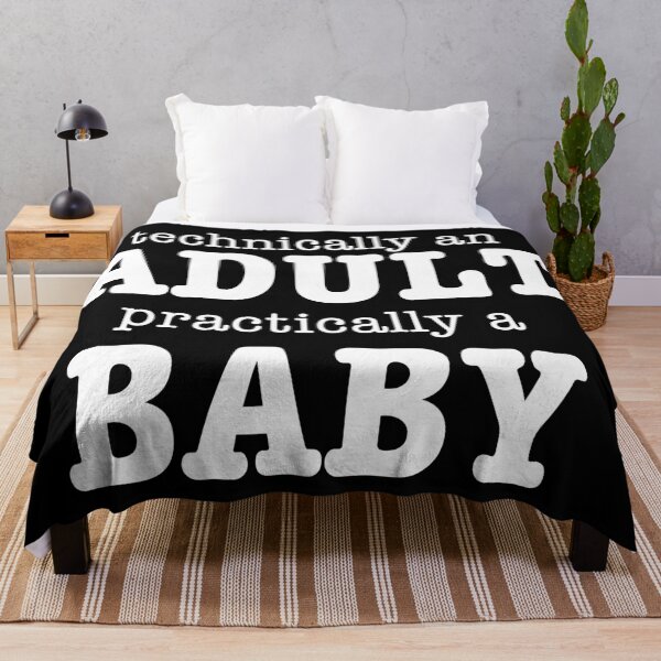 Item preview, Technically an adult, practically a baby (dark version) designed and sold by cu-b3.