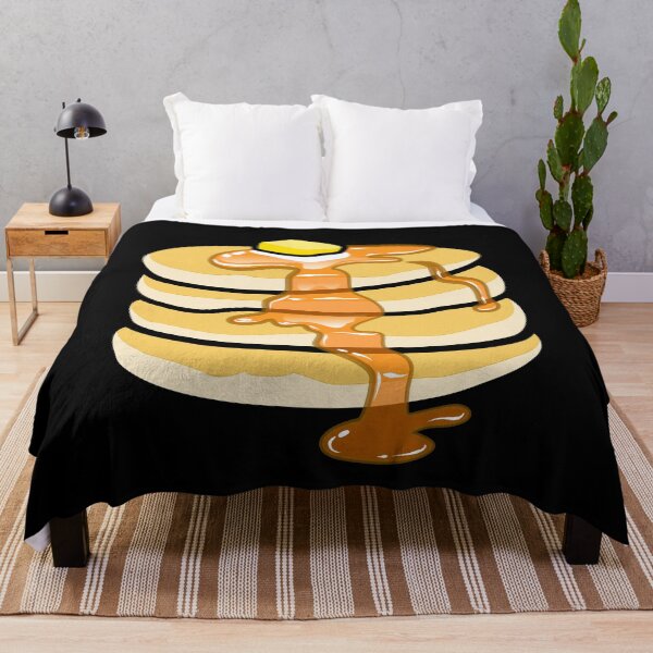 Item preview, Stack Pancakes on black background designed and sold by pablomendoza.