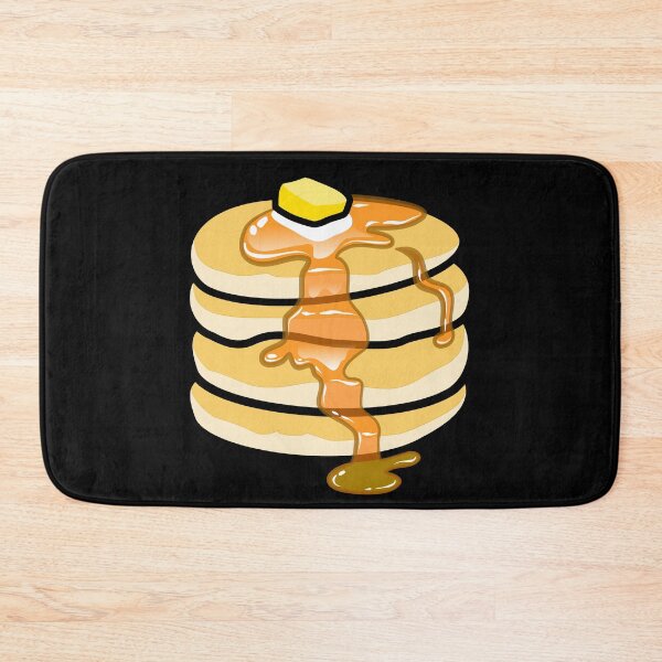 Item preview, Stack Pancakes on black background designed and sold by pablomendoza.