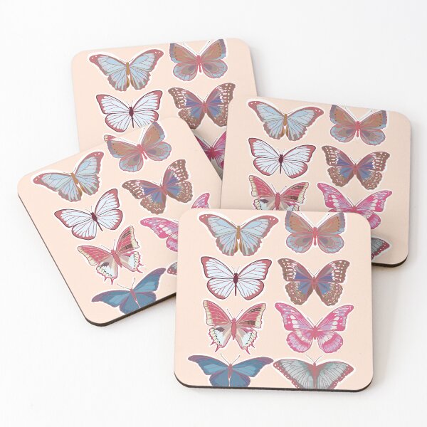 Item preview, Butterflies in Peach Tones designed and sold by hannahmossss.