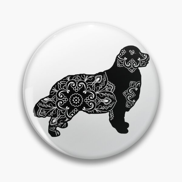 Aperçu de l'œuvre Mandala de Golden Retriever créée et vendue par DesignsofWhimsy.