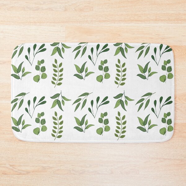 Item preview, Green leaves pattern designed and sold by priyankajustine.