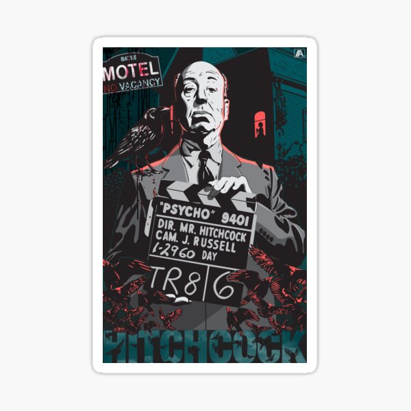 Item preview, Alfred Hitchcock designed and sold by NeyArroyo.