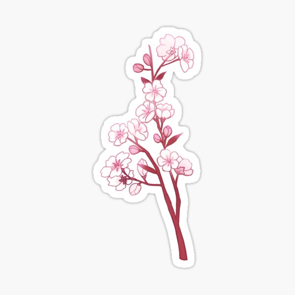 Item preview, Sakura branch cherry blossoms designed and sold by rubydian.
