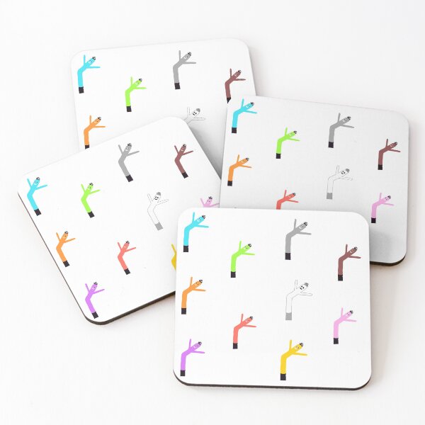 Item preview, Multicolor Wacky Waving Inflatable Arm Flailing Tube Man Mini Sticker / Magnet Pack  designed and sold by jaelynandrade.