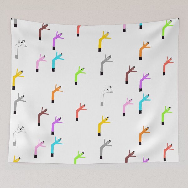 Item preview, Multicolor Wacky Waving Inflatable Arm Flailing Tube Man Mini Sticker / Magnet Pack  designed and sold by jaelynandrade.