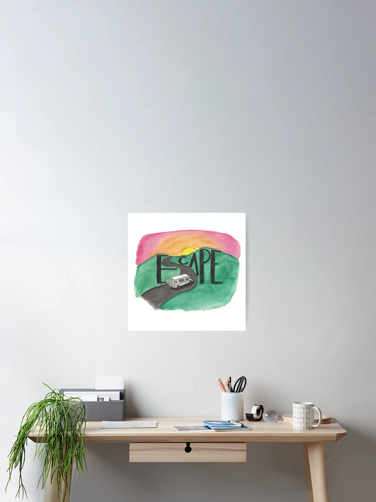 Thumbnail 2 of 3, Poster, Escape designed and sold by WhiteThorneGoods.