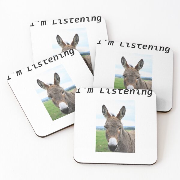 Item preview, Donkey Listening designed and sold by ErinTr.