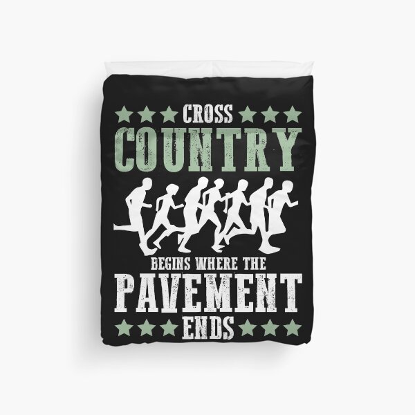 Item preview, Cross Country Begins Where The Pavement Ends designed and sold by MagicSD Designs.