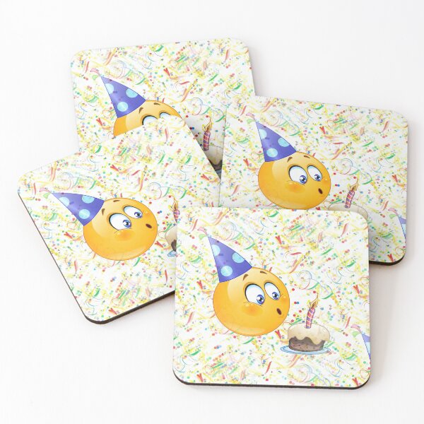 Item preview, happy birthday emoji designed and sold by Gossip Rag.