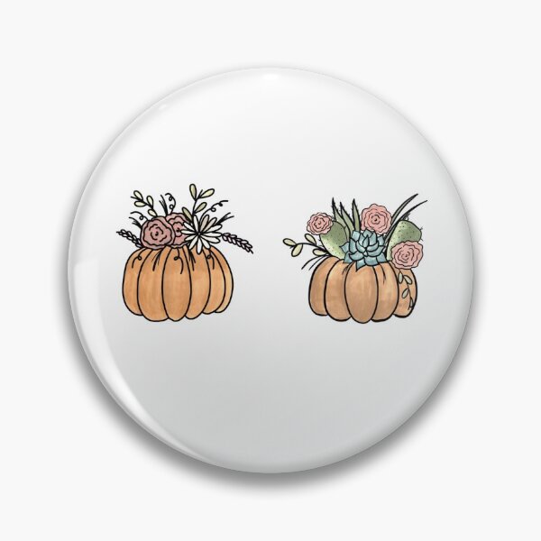 Item preview, Pumpkins Fall Wildflowers Succulents Cactus Greenery Neutral Muted Colors Sticker Pack designed and sold by kholowell.