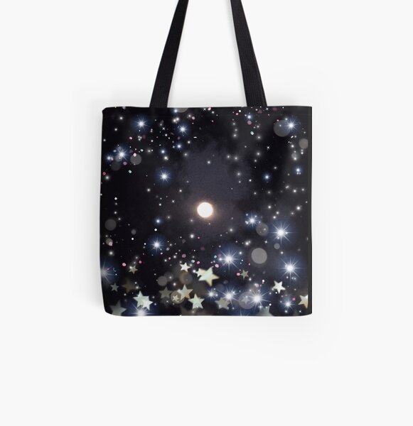 The Moon All Over Print Tote Bag