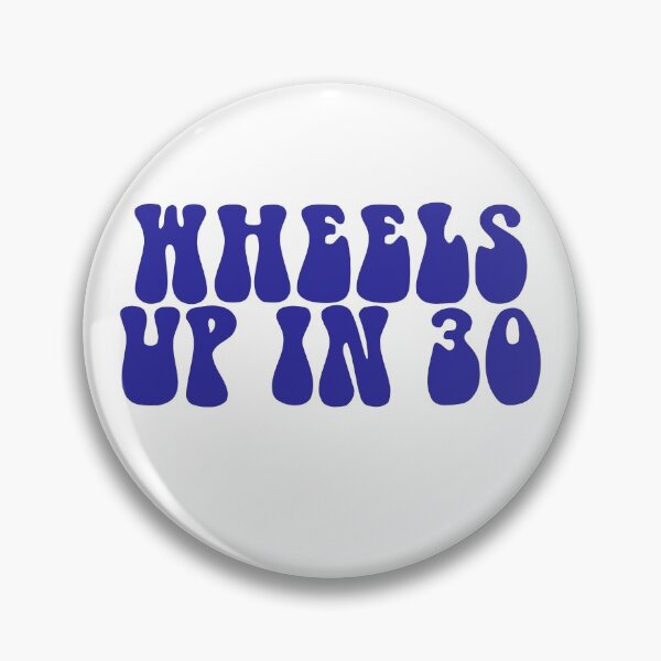 Item preview, Wheels Up In 30- Dark Blue designed and sold by ChelbyMoore.