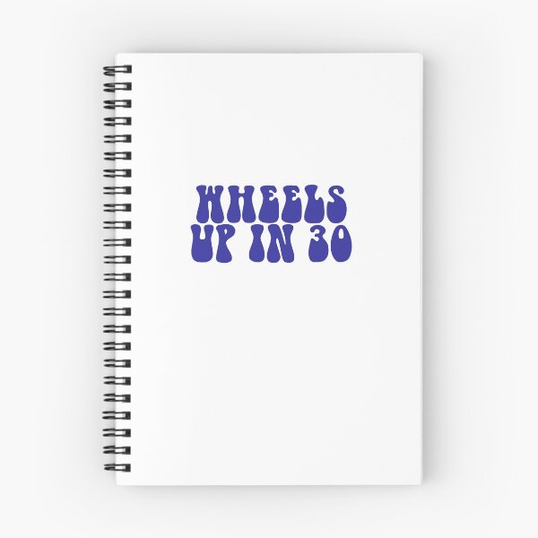 Item preview, Wheels Up In 30- Dark Blue designed and sold by ChelbyMoore.
