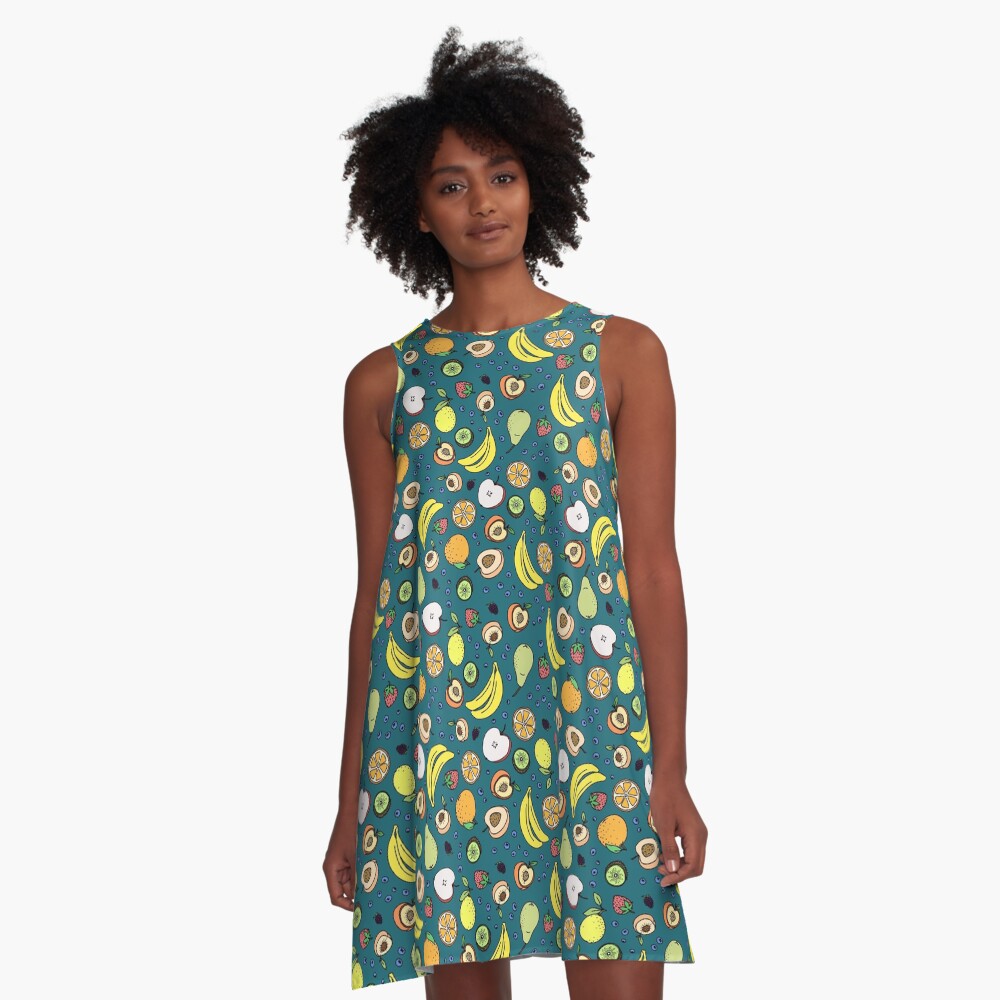 Item preview, A-Line Dress designed and sold by ffunshop.