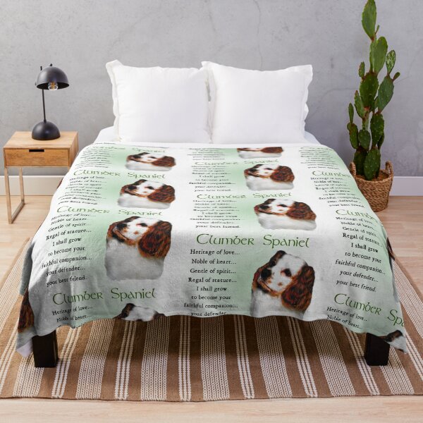 Item preview, Clumber Spaniel Puppy Love Art Gifts designed and sold by springdaleshops.