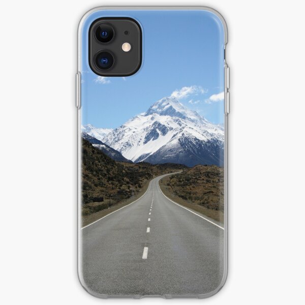 The road to Mount Cook iPhone Soft Case
