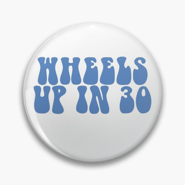 Item preview, Wheels Up In 30- Light Blue designed and sold by ChelbyMoore.
