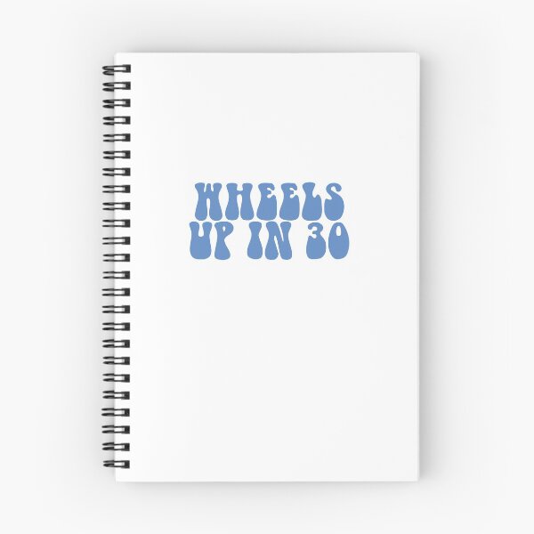 Item preview, Wheels Up In 30- Light Blue designed and sold by ChelbyMoore.